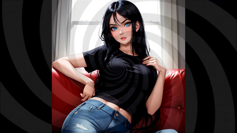 Hypnotic session intensifying arousal within a friendly dynamic