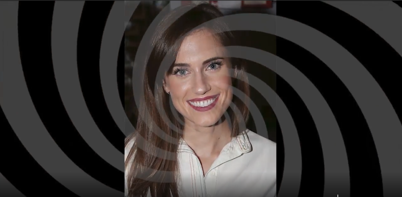 Newscaster, Celebrity version (Alison Williams)